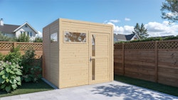 Bertilo Gartenhaus Cubus 2 - 19 mm