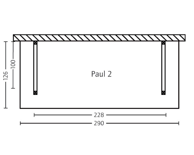 Skan Holz Holzunterstand Kaminholzunterstand Paul 2