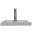 Vorschaubild Derby Granitsockel Basic 90 kg, Hellgrau