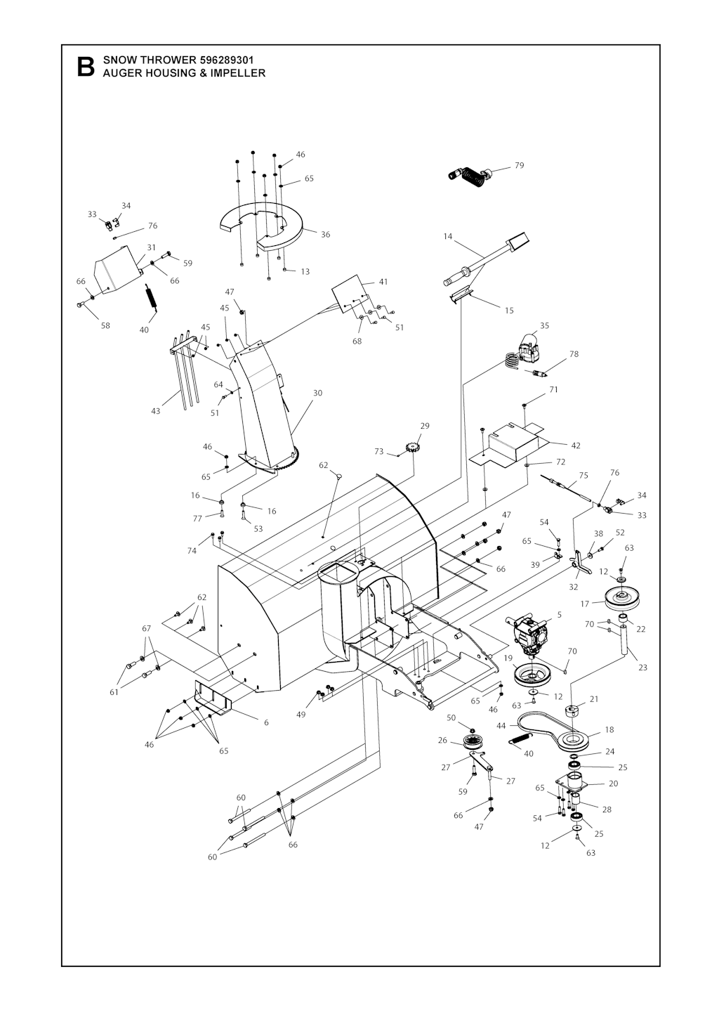Explosionszeichnung Ersatzteile