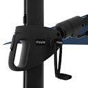Vorschaubild doppler Pendelschirm myZONE 210 x 210, Aluminium Anthrazit / 100 % Polyester 180 g/m²