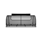 GroJa Frühbeet Aufsatz Netz 149,9 x 69,4 x 62 cm cm SchwarzZubehörbild