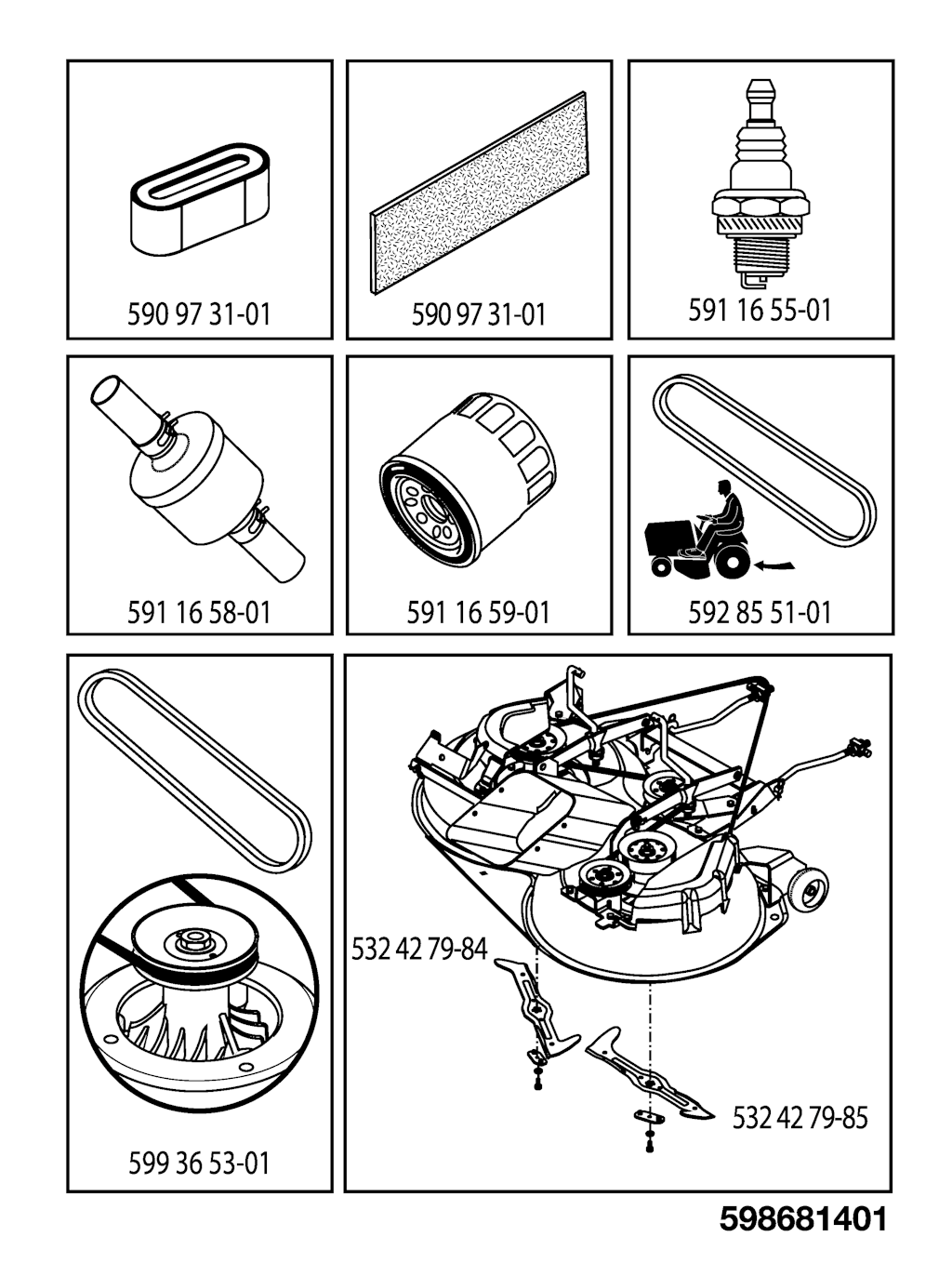 Explosionszeichnung Ersatzteile