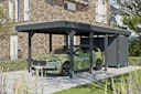 Vorschaubild Skan Holz Carport Friesland Hybrid Set 12 314x708 cm inkl. Abstellraum