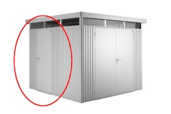 Biohort HighLine Zusatztür-silber-metallic