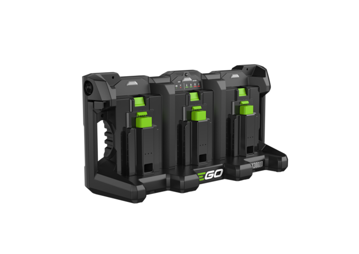 EGO Power Schnellladegerät PGX1601E-H Kit inkl. PGX1600E-H, PGX3000D, PGX1400PB  und HC2240T High-Capacity-Akku (40 Ah)