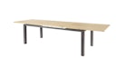 Vorschaubild Diamond Garden Ausziehtisch PORTO, Edelstahl Dunkelgrau / Recycled Teak