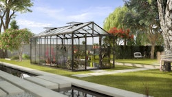 Vitavia Gewächshaus Zeus 13800 inkl. 3 Dachfenstern - 13,8 m²