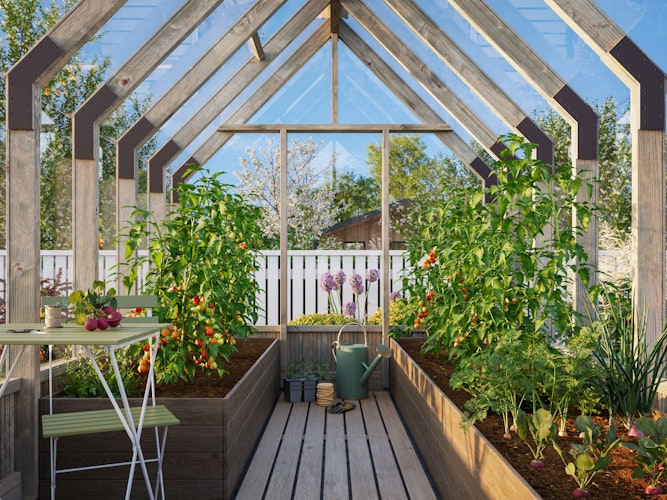 Palmako Gewächshaus / Pavillon / Glashaus Emilia 8,2  m² - 18 mm