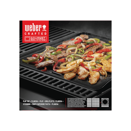 Weber CRAFTED Grillplatte/Plancha - Gourmet BBQ System (7682)