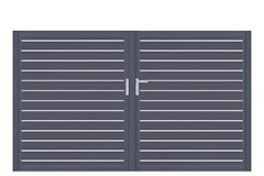 dz VIDUAL Swing Doppeltor Line 100 x 20 mm Rechteckprofil  Distanz 10 mm symmetrischZubehörbild