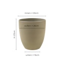 Vorschaubild Wikholm form Design Pflanzgefäß / Blumentopf Terrakotta grün ⌀ 26 x H 27 cm