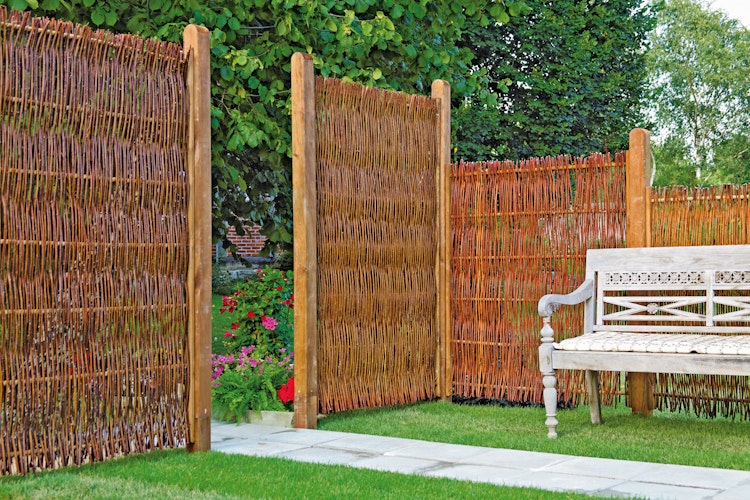 T&J FUEGO Weidengeflechtzaun