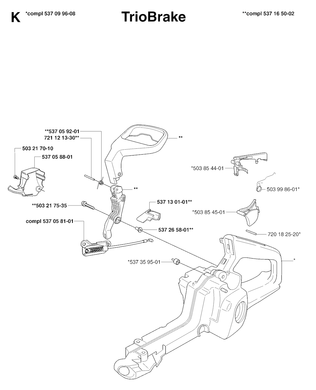 Explosionszeichnung Ersatzteile
