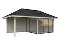 Vorschaubild Palmako Pavillon Bianca 16,6 m² Set 205 Slide - 28 mm
