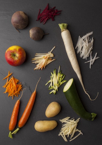 Microplane Profi-Juliennehobel GOURMET Schwarz