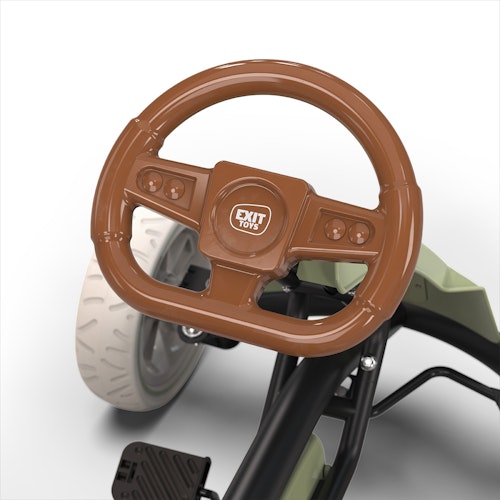 EXIT Foxy Gokart mit Anhänger - Retro Grün