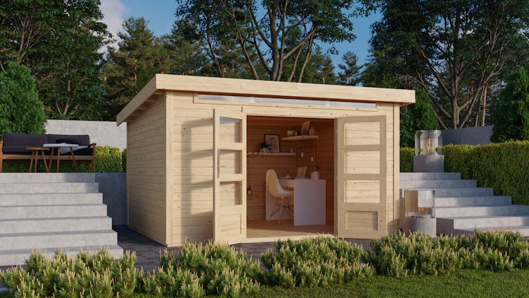 Karibu Woodfeeling Gartenhaus Kandern 1/2/3/6/7/9 - 28 mm