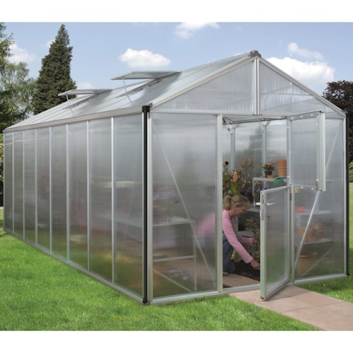 Vitavia Gewächshaus Zeus 15700 inkl. 3 Dachfenstern - 15,7 m²