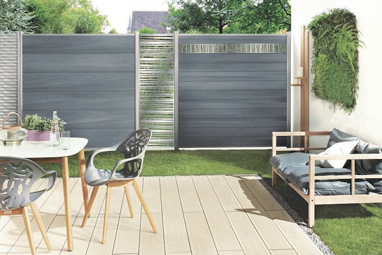 Traumgarten SYSTEM Dekorprofil LINEA Silber