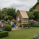 Vorschaubild EXIT Spielhaus Yuki 350 mit Rutsche und Matschküche