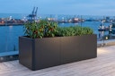 Vorschaubild Premium Hochbeet aus Stahl anthrazit 200 x 80 x 75 cm
