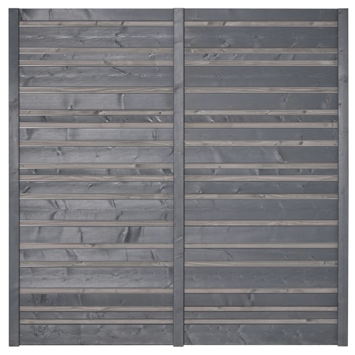 BM Serie TYP 223 Grundelement, 180 x 180cm, Fichte Basaltgrau/Hellgrau