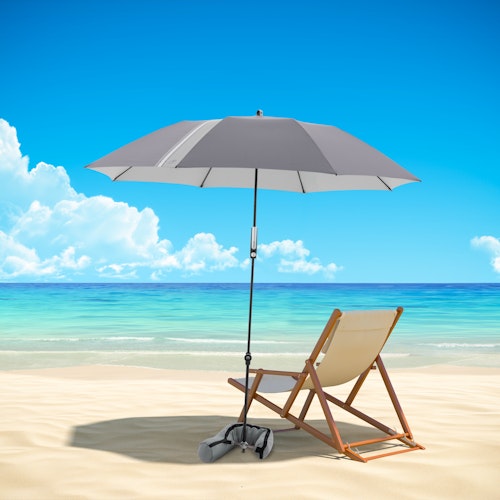 doppler Mittelmastschirm EXPERT 160 Manual Multi, Aluminium Anthrazit / 100 % Polyester 70 g/m²