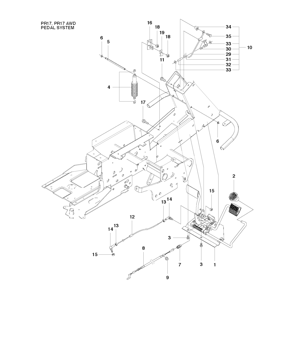 Explosionszeichnung Ersatzteile