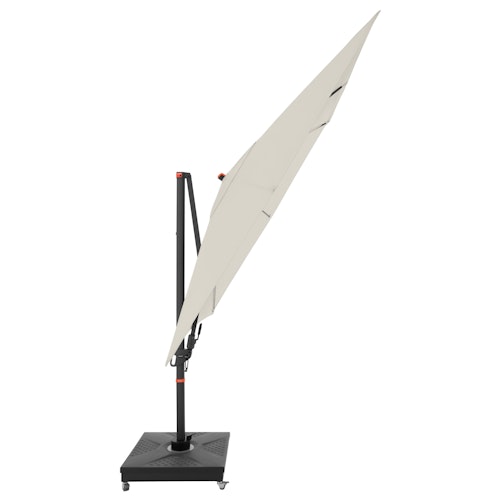 doppler Pendelschirm myZONE 280 x 280, Aluminium Anthrazit / 100 % Polyester 180 g/m²