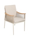 Vorschaubild Garden Pleasure Gartenmöbel Set TULUM, Tisch 180 x 90 + 6 Sessel, Alu Sandbeige / Nonwood / Rope Beige / Kissen 100 % Polyester Beige