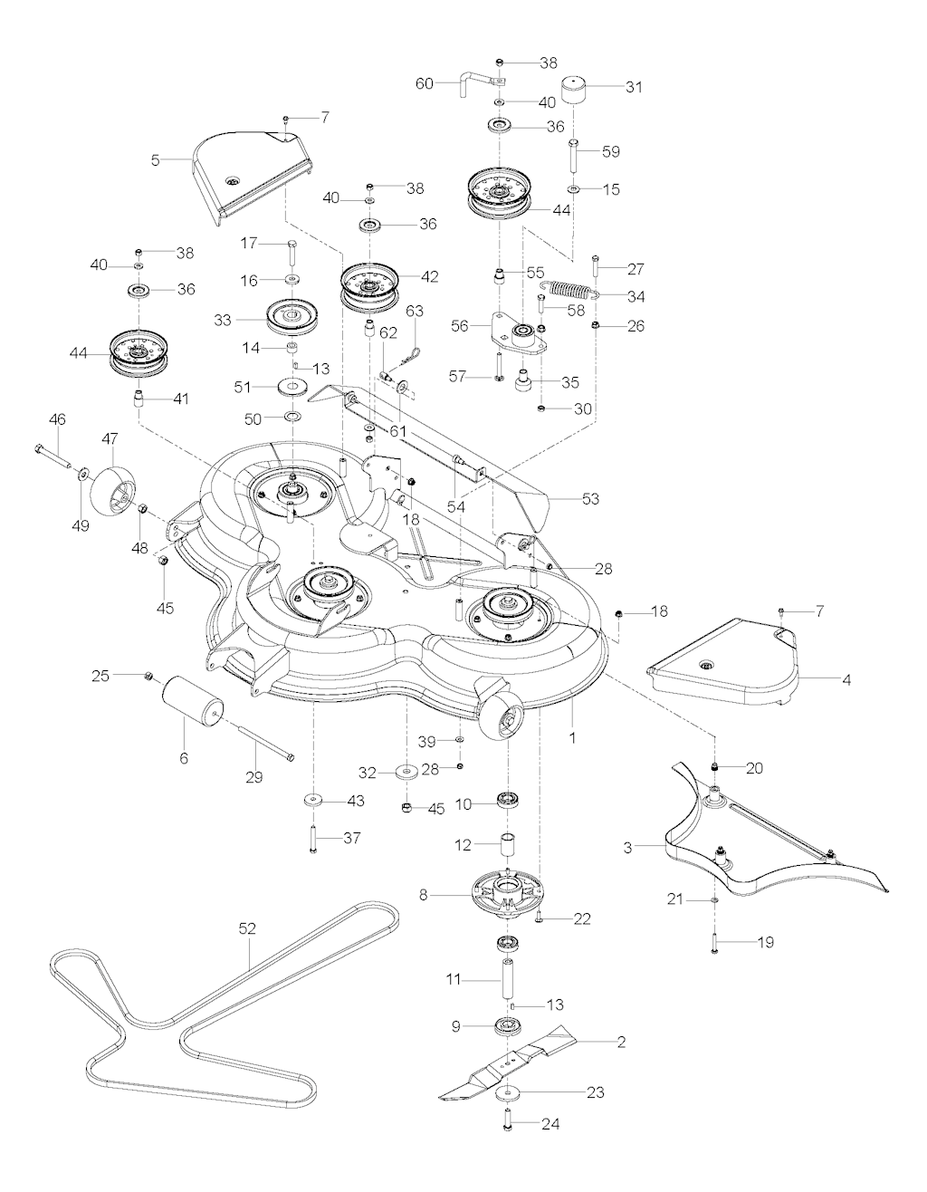 Explosionszeichnung Ersatzteile