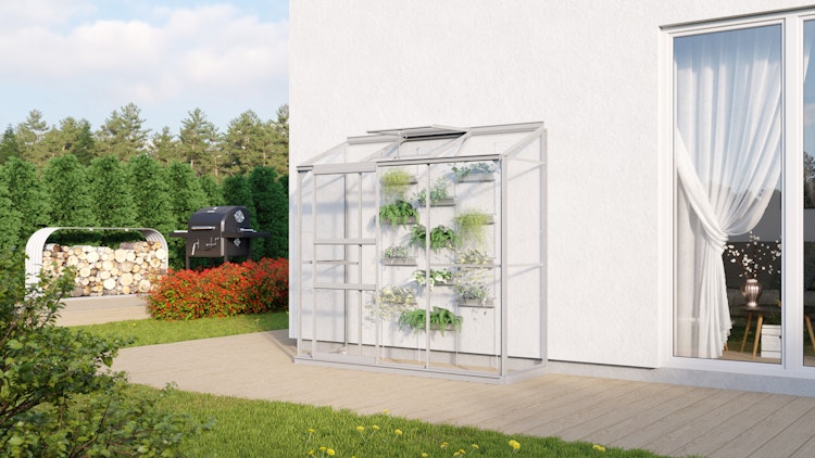 Vitavia Gewächshaus Styx/Ida 1300 inkl. 1 Dachfenster - 1,3 m²