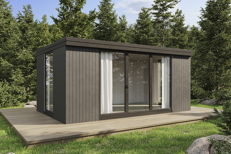 Wolff Finnhaus Design-Gartenhaus Himma 5434 isolierverglast - 94 mm  
