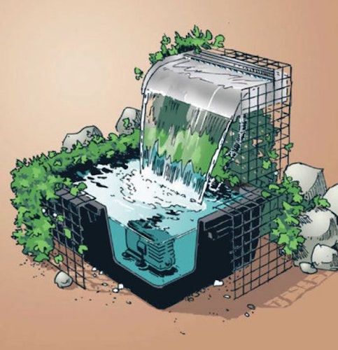 Ubbink Design Wasserfall Nevada LED Set 60