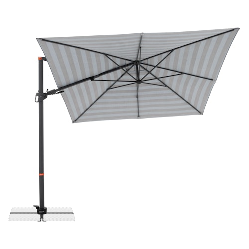 doppler Pendelschirm myZONE 240 x 320, Aluminium Anthrazit / 100 % Polyester 180 g/m²