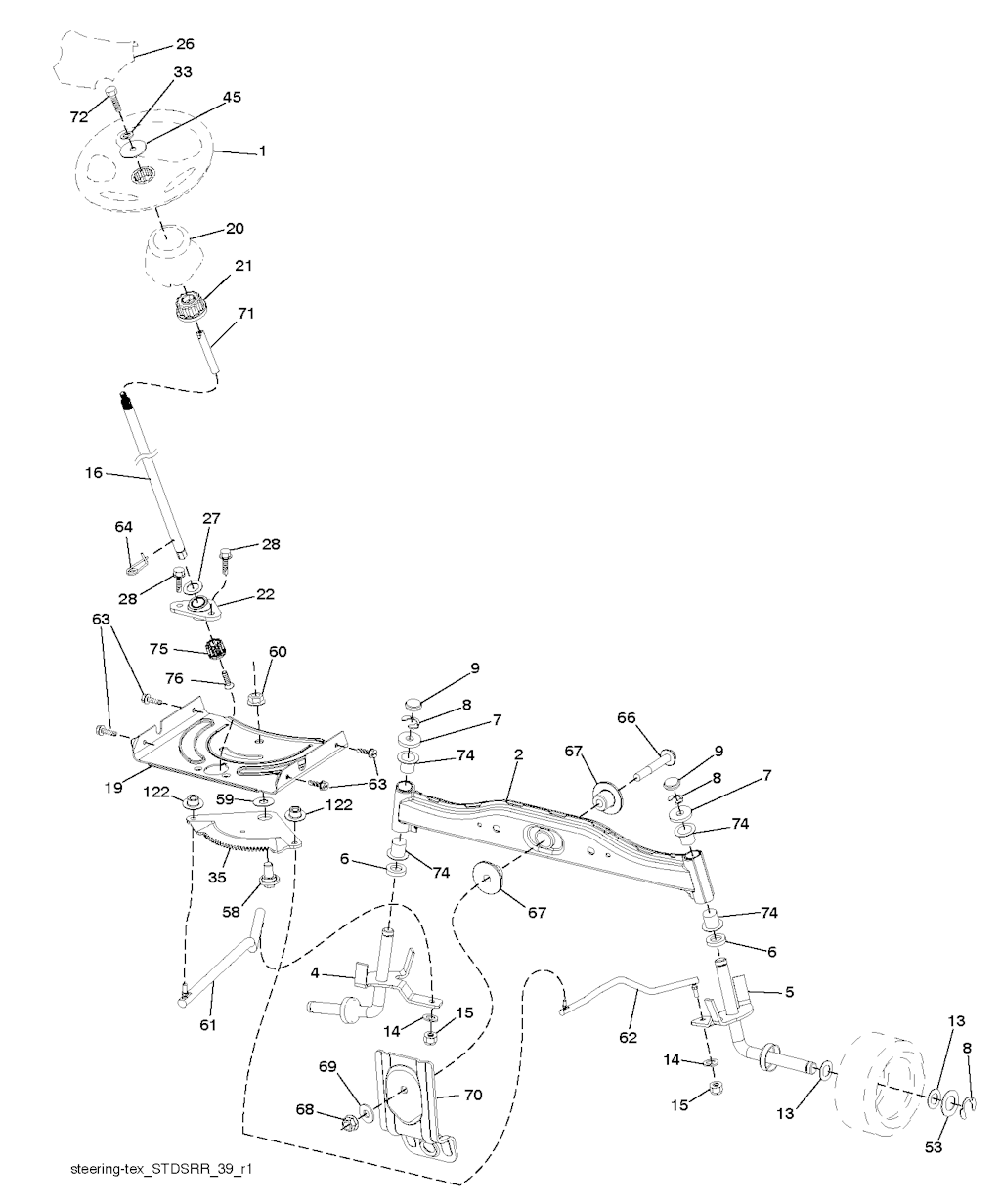 Explosionszeichnung Ersatzteile