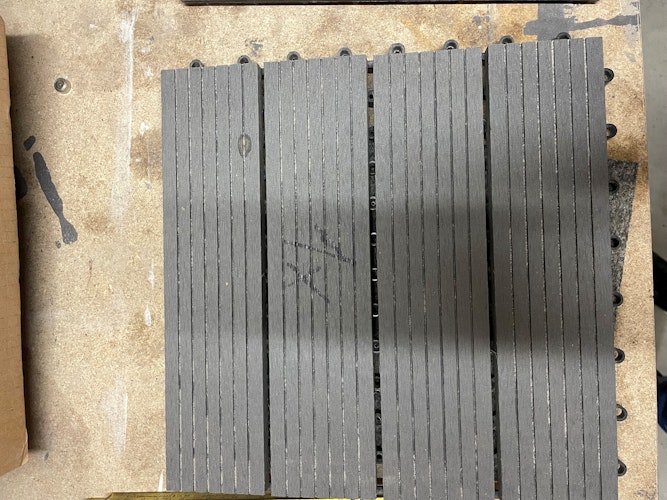 Wolff Finnhaus Fußboden für WPC Gartenhaus Trend C