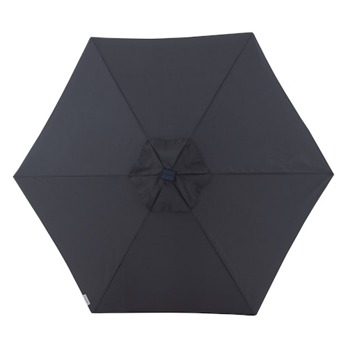 doppler Mittelmastschirm ACTIVE 300 Auto Tilt LED, Aluminium Silber / 100 % Polyester Anthrazit