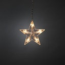 Vorschaubild Konstsmide Weihnachtsbeleuchtung  LED Lichtervorhang 12 klare Sterne