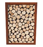 Badeko Holzregal „Lounge“ einfach – 100x70 cm in EdelrostoptikZubehörbild