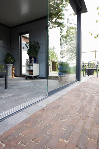 Telluria Glasschiebewände für Pavillon Singolo 3630