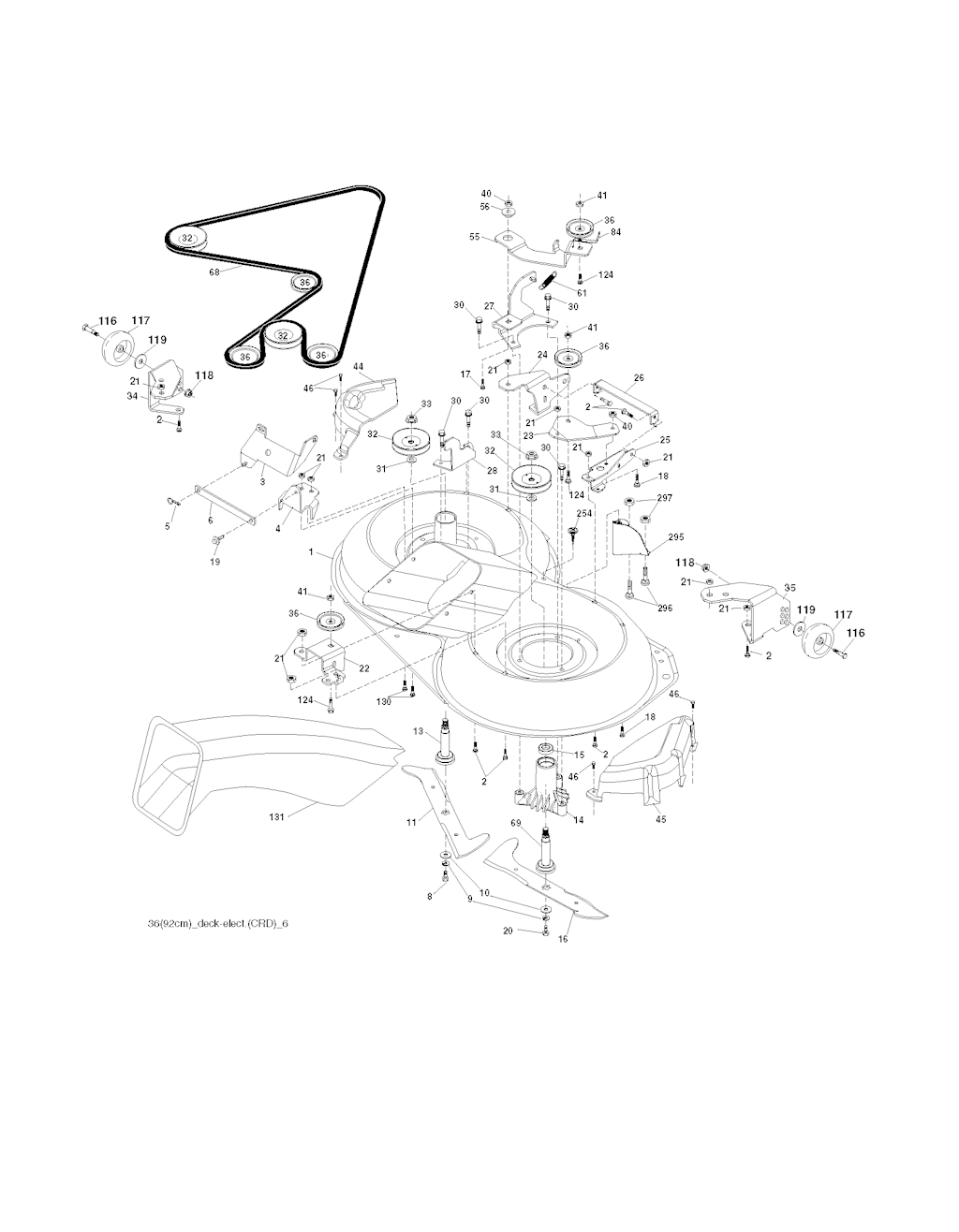 Explosionszeichnung Ersatzteile