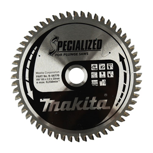 Makita SPECIALIZED Sägeb.165x20x56Z B-56770
