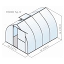 Vorschaubild KGT Gewächshaus Rhodo Typ IV