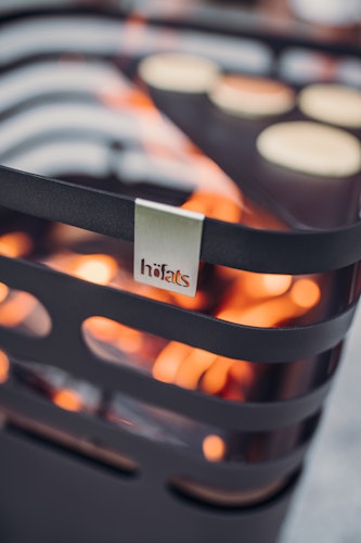 höfats CUBE Feuerkorb schwarz