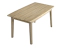 Vorschaubild Garden Pleasure Gartenmöbel Set PUEBLO / OAKLAND, Tisch 100 x 60 x 55 + 4 Sessel, Akazie / Polyrattan Zimtbraun / Kissen 100 % Polyester Taupe
