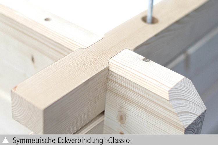 Skan Holz 28 mm Gartenhaus Terrassenhaus 28 / Alicante