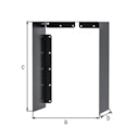 Vorschaubild Alberts® U-Schutzdach für Futterhaus