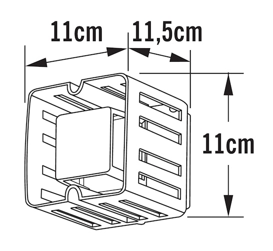 Konstsmide Wandleuchte Pescara, weiss, HighPowerLED (7978-250)